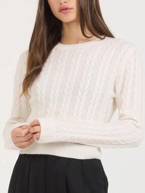 One Grey Day Ina Cashmere Pullover